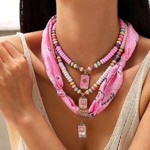 Boho sun necklace S1147